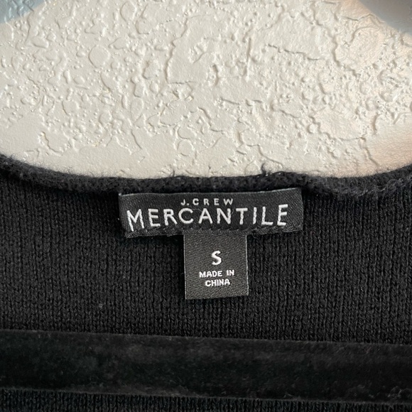 J. Crew Mercantile Grandma-core Black Two Button Knit Sweater Sz. Small Cardigan - Picture 6 of 6